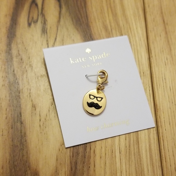 Kate spade "how charming" mustache - Picture 2 of 2